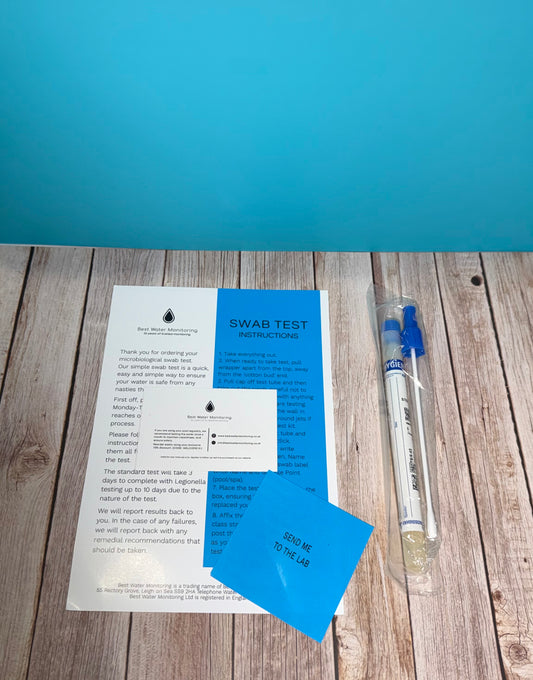 Combined Water Sampling Test Kit and Legionella Swab Test for Hot Tubs, Saunas and Steam Rooms